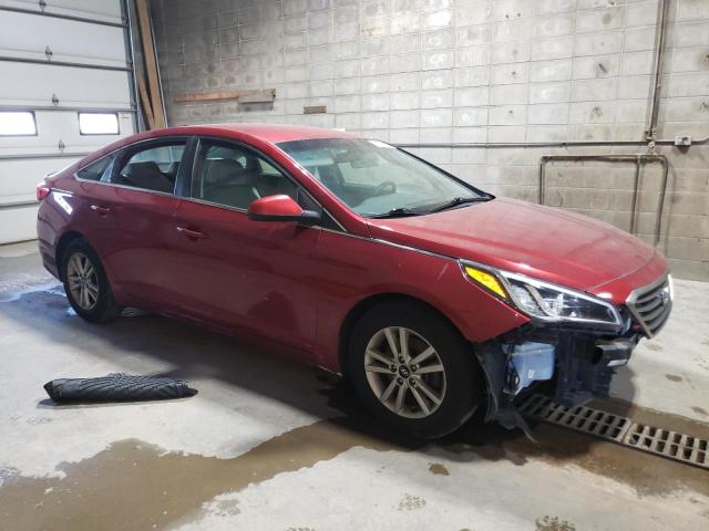  HYUNDAI SONATA 2016 Czerwony