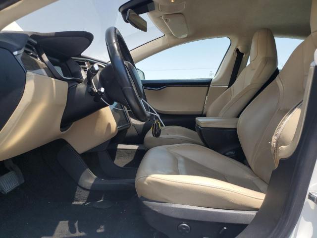Hatchbacks TESLA MODEL S 2015 Biały