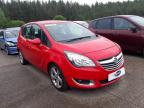 2014 VAUXHALL MERIVA TEC for sale at Copart WHITBURN