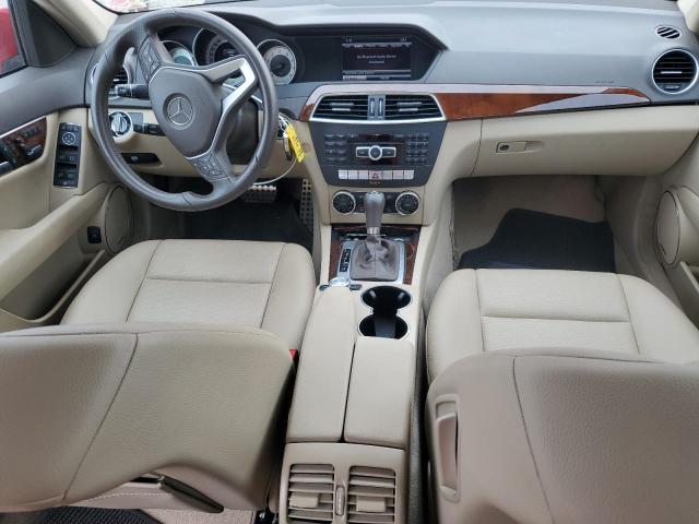 Sedans MERCEDES-BENZ C-CLASS 2014 Czerwony