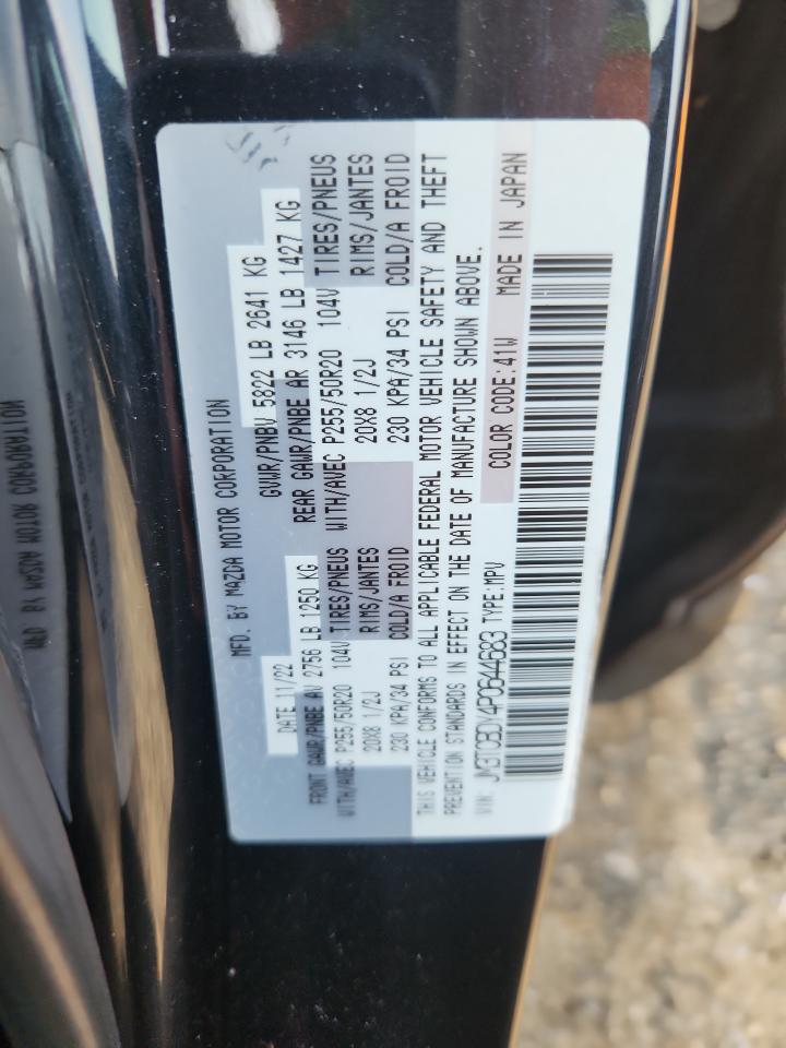 2023 Mazda Cx-9 Grand Touring VIN: JM3TCBDY4P0644683 Lot: 64098815