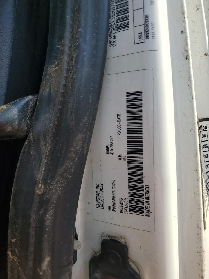 2016 International 4000 4300 VIN: 3HAMMMMLXGL738270 Lot: 63502845