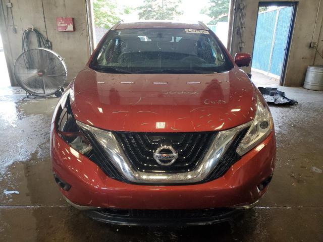  NISSAN MURANO 2016 Czerwony