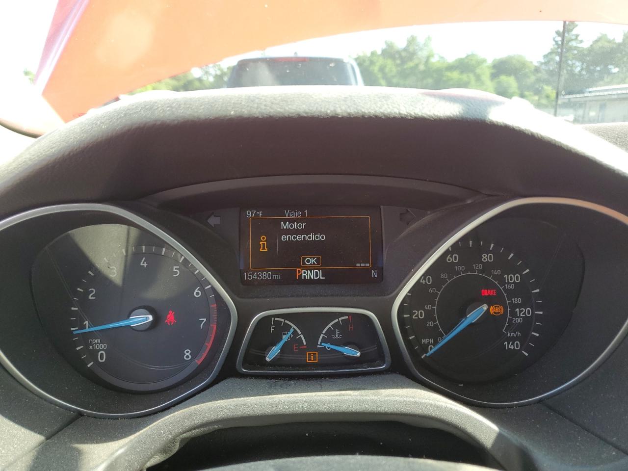 2016 Ford Focus Se VIN: 1FADP3K27GL345165 Lot: 65205105