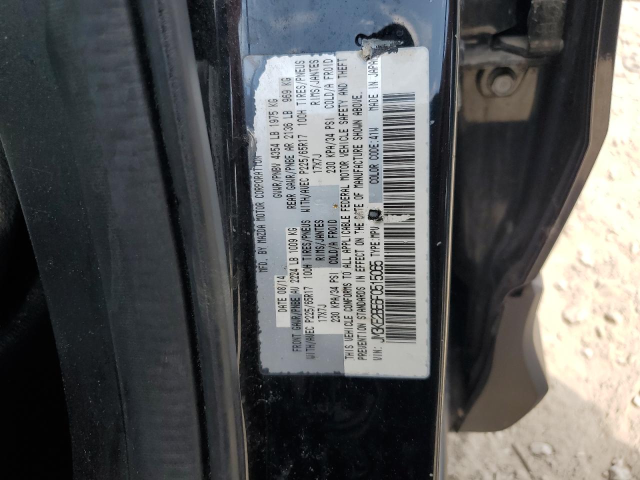 2015 Mazda Cx-5 Sport VIN: JM3KE2BE6F0515065 Lot: 63816965