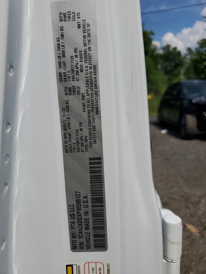 2023 Jeep Wrangler Sport VIN: 1C4HJXDGXPW596127 Lot: 65395655