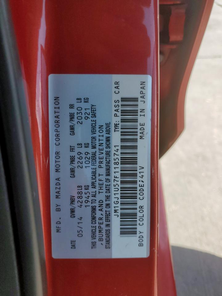 2015 Mazda 6 Sport VIN: JM1GJ1U57F1185741 Lot: 63979725