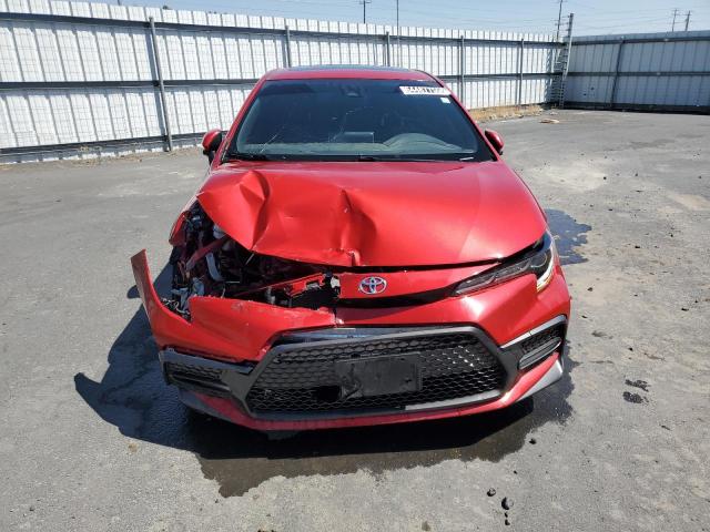  TOYOTA COROLLA 2021 Красный