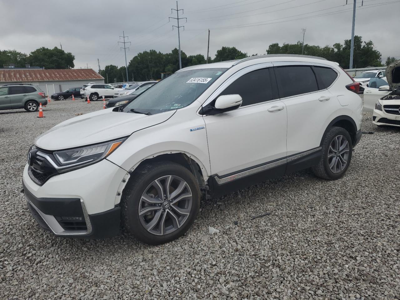 2022 Honda Cr-V Touring white null hybrid 5J6RT6H97NL053573 photo #1