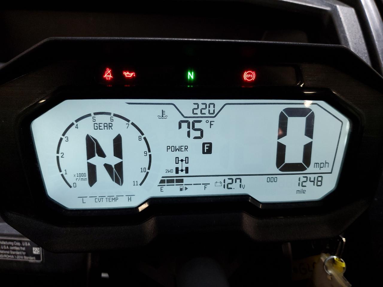 2023 Kawasaki Krf 1000 B VIN: JKARFCB1XNB503487 Lot: 64681625