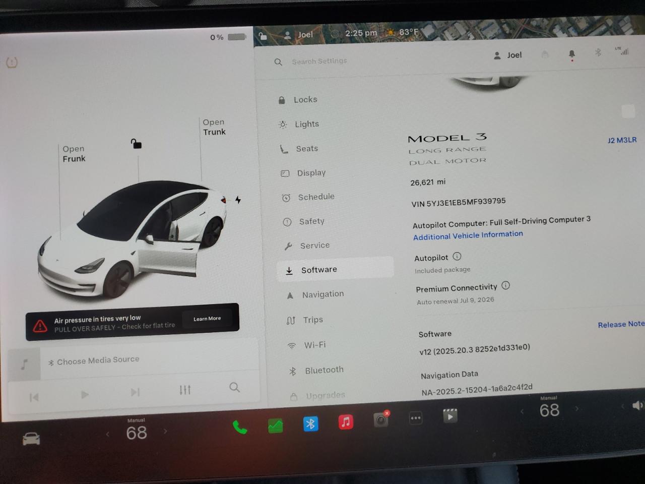 2021 Tesla Model 3 VIN: 5YJ3E1EB5MF939795 Lot: 65269945