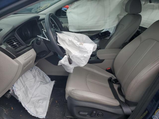  HYUNDAI SONATA 2018 Синий