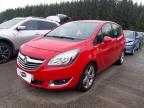 2014 VAUXHALL MERIVA TEC for sale at Copart WHITBURN
