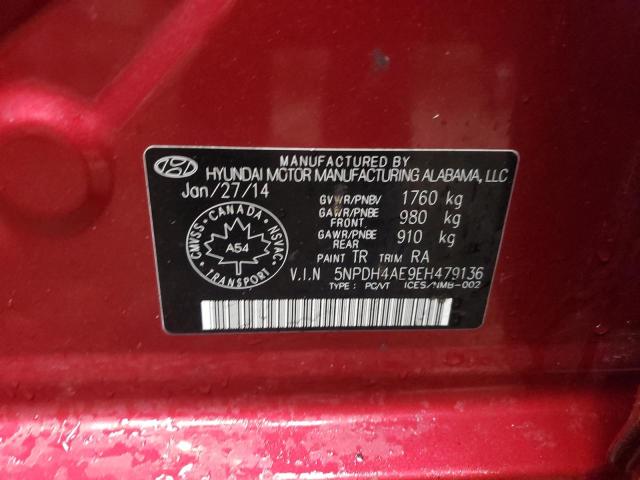 2014 HYUNDAI ELANTRA SE  