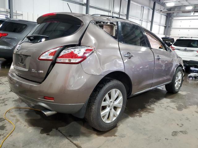  NISSAN MURANO 2012 tan