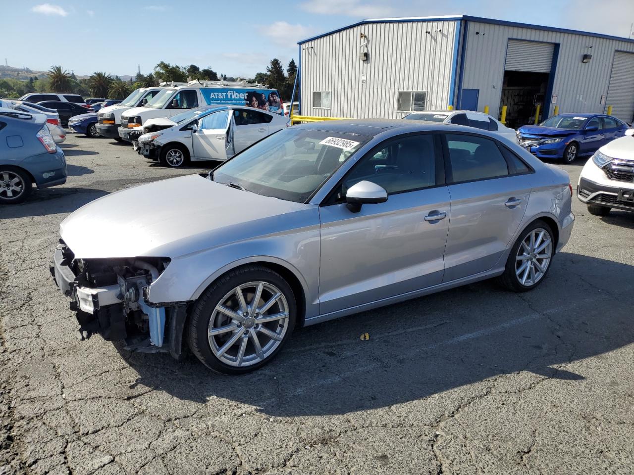 2016 Audi A3 Premium silver null gas WAUB8GFF2G1065424 photo #1