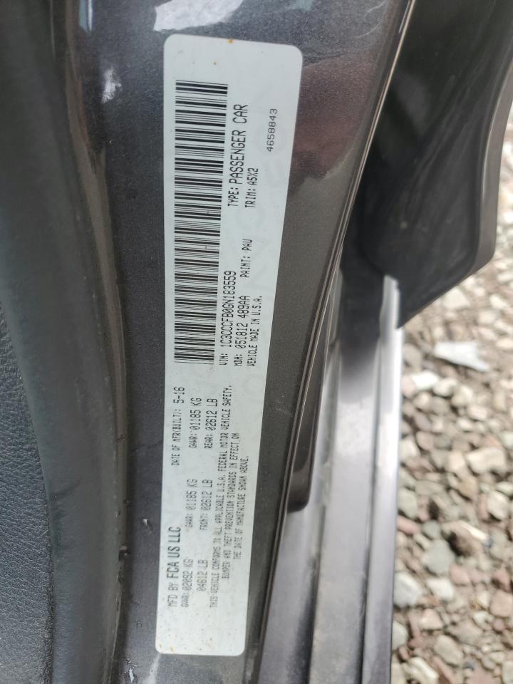 2016 Chrysler 200 Lx VIN: 1C3CCCFB0GN183559 Lot: 62655275