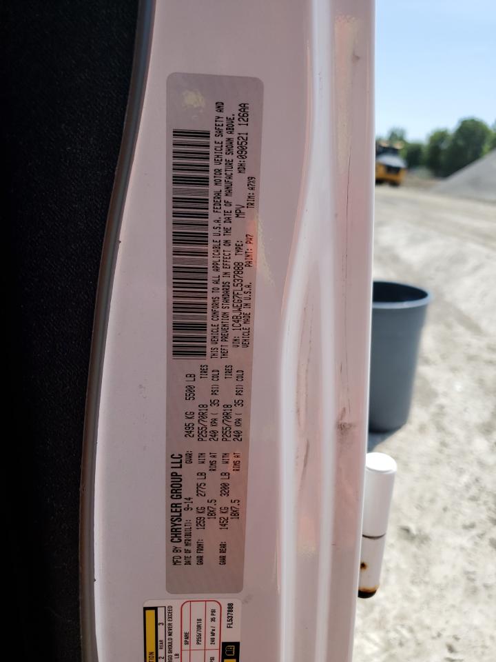 2015 Jeep Wrangler Unlimited Sahara VIN: 1C4BJWEG7FL537888 Lot: 66753915