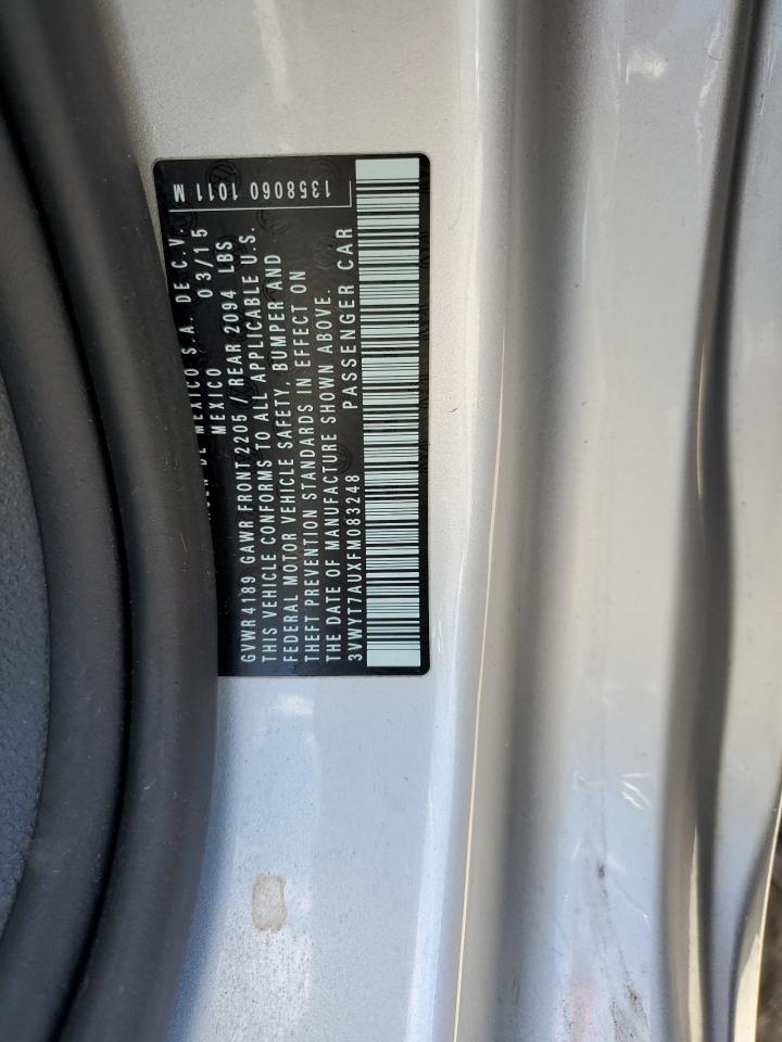 3vwyt7auxfm083248 3VWYT7AUXFM083248 2015 Volkswagen Gti