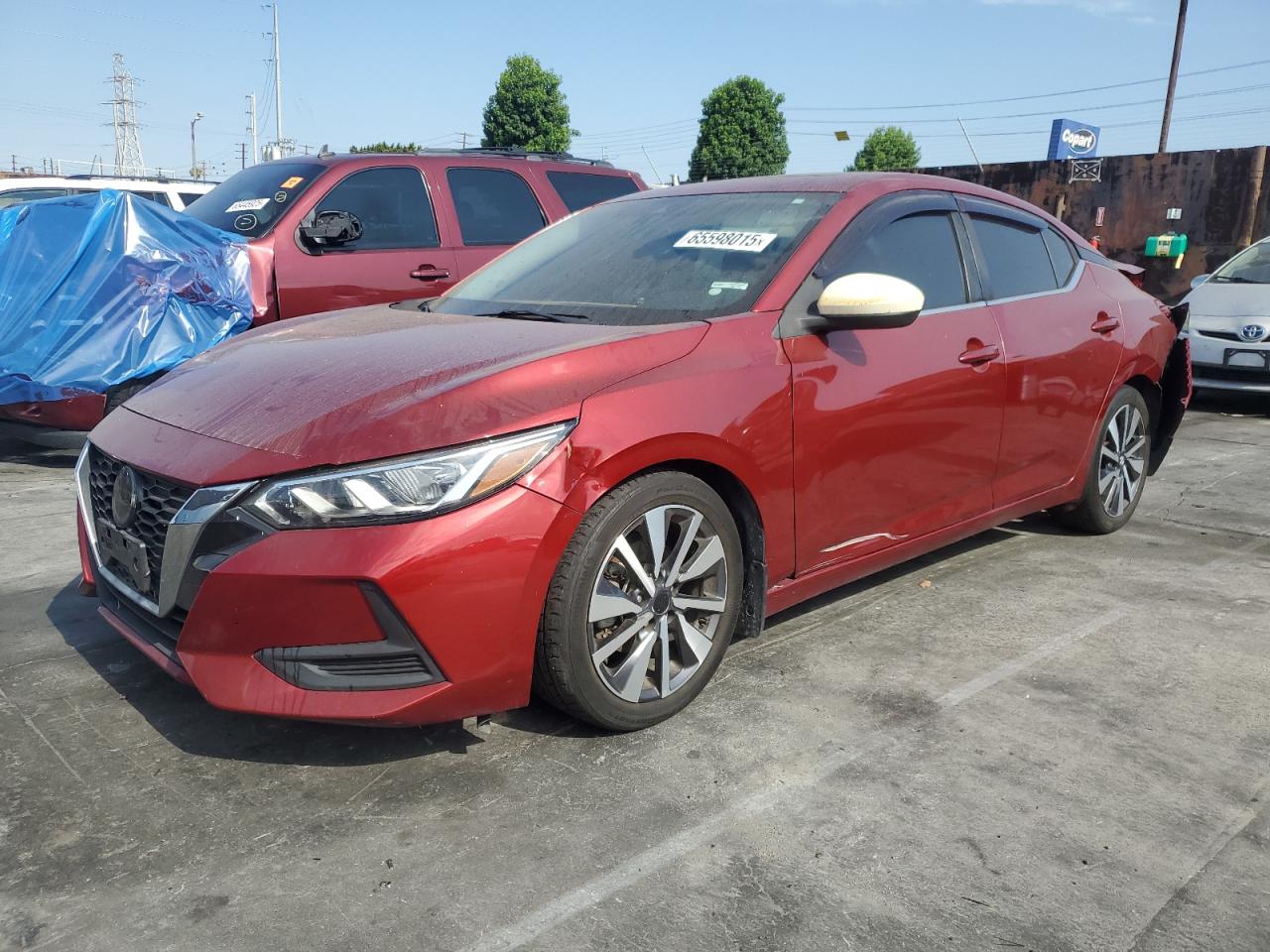 2021 Nissan Sentra Sv VIN: 3N1AB8CV8MY228086 Lot: 65598015