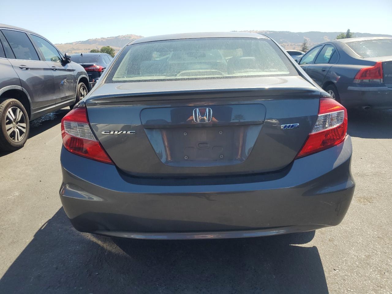 2012 Honda Civic Hf VIN: 2HGFB2F60CH332128 Lot: 64061255