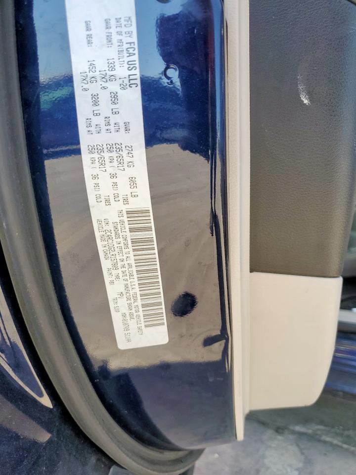 2020 Chrysler Voyager Lxi VIN: 2C4RC1DG2LR157809 Lot: 64235995