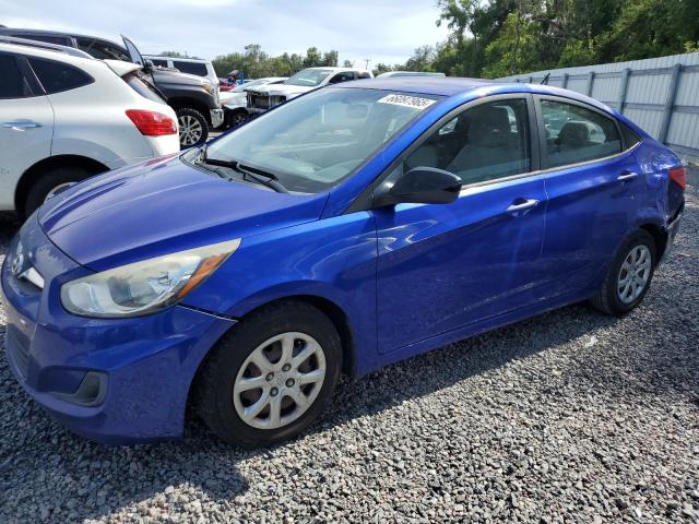 Sedans HYUNDAI ACCENT 2013 Blue