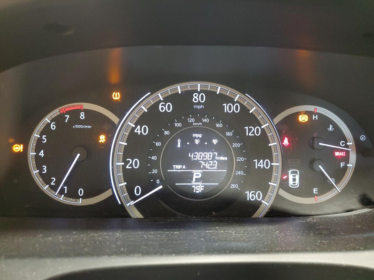 2013 Honda Accord Lx VIN: 1HGCR2F30DA225066 Lot: 65038625