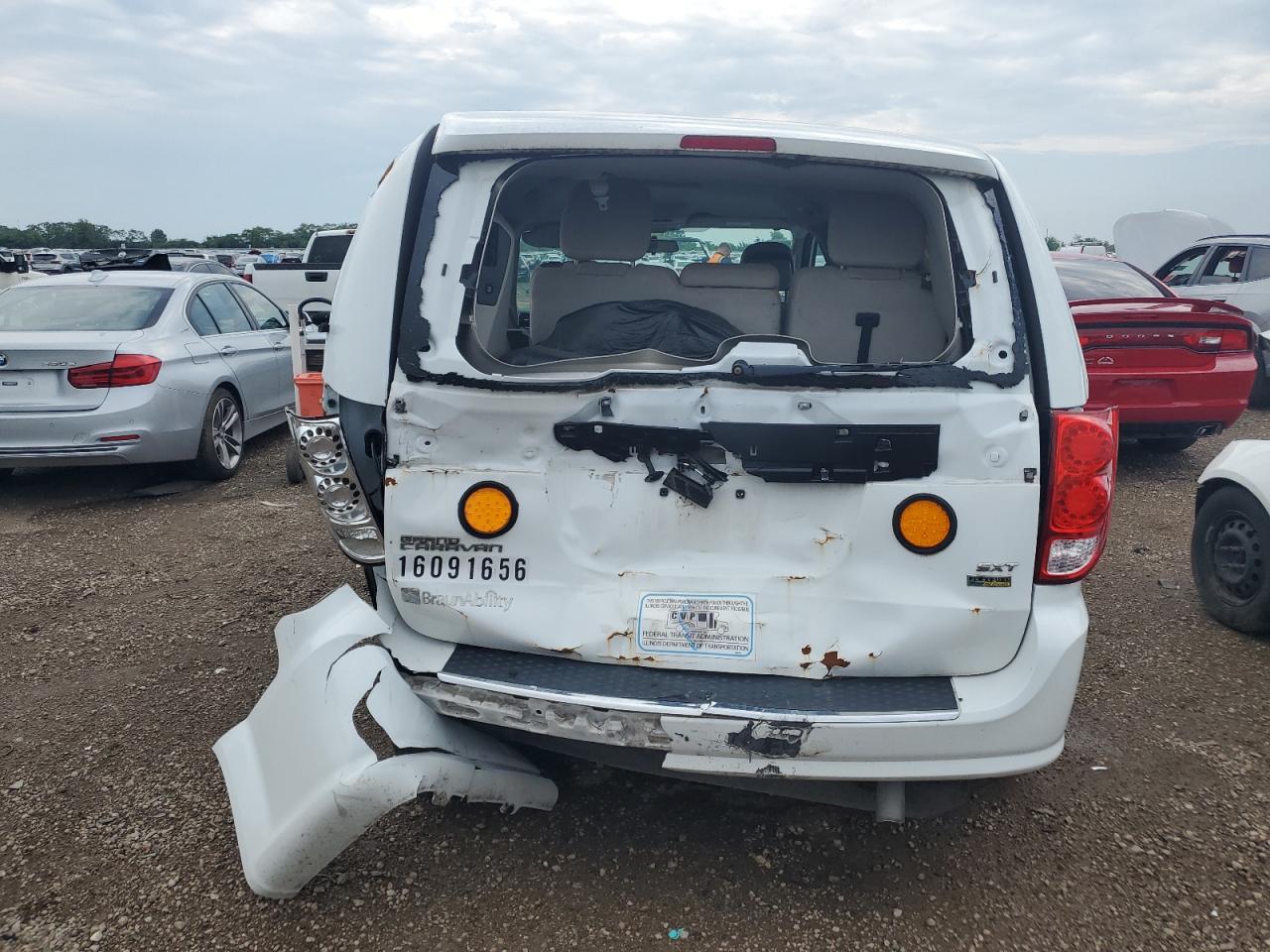 2016 Dodge Grand Caravan Sxt VIN: 2C7WDGCG2GR366058 Lot: 62351675