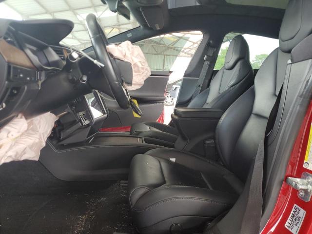  TESLA MODEL S 2018 Czerwony