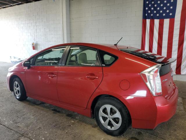 TOYOTA PRIUS 2013 Czerwony