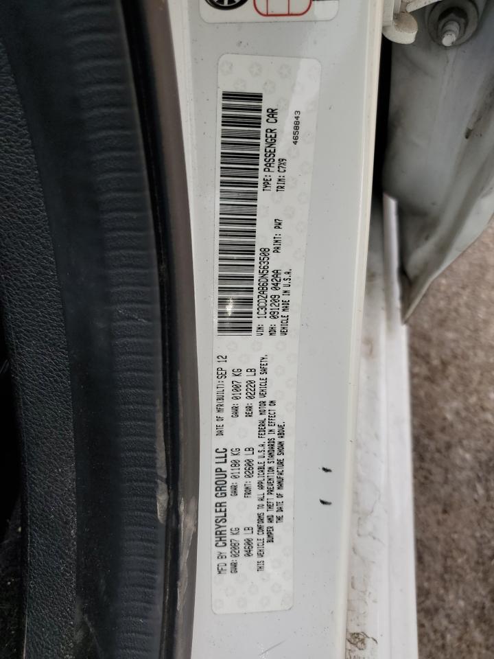 2013 Dodge Avenger Se VIN: 1C3CDZAB6DN563508 Lot: 66858135