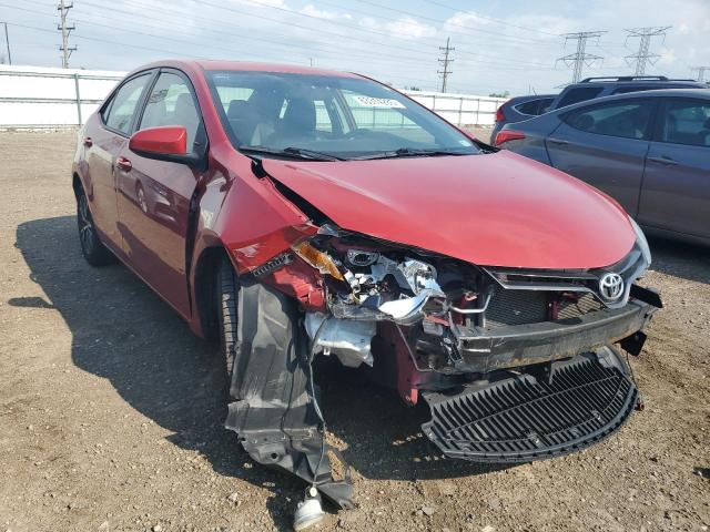  TOYOTA COROLLA 2016 Красный
