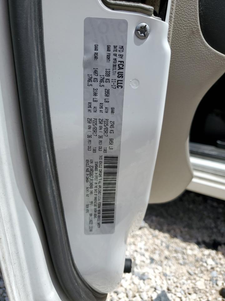 2018 Dodge Grand Caravan Se VIN: 2C4RDGBG7JR134848 Lot: 64398845