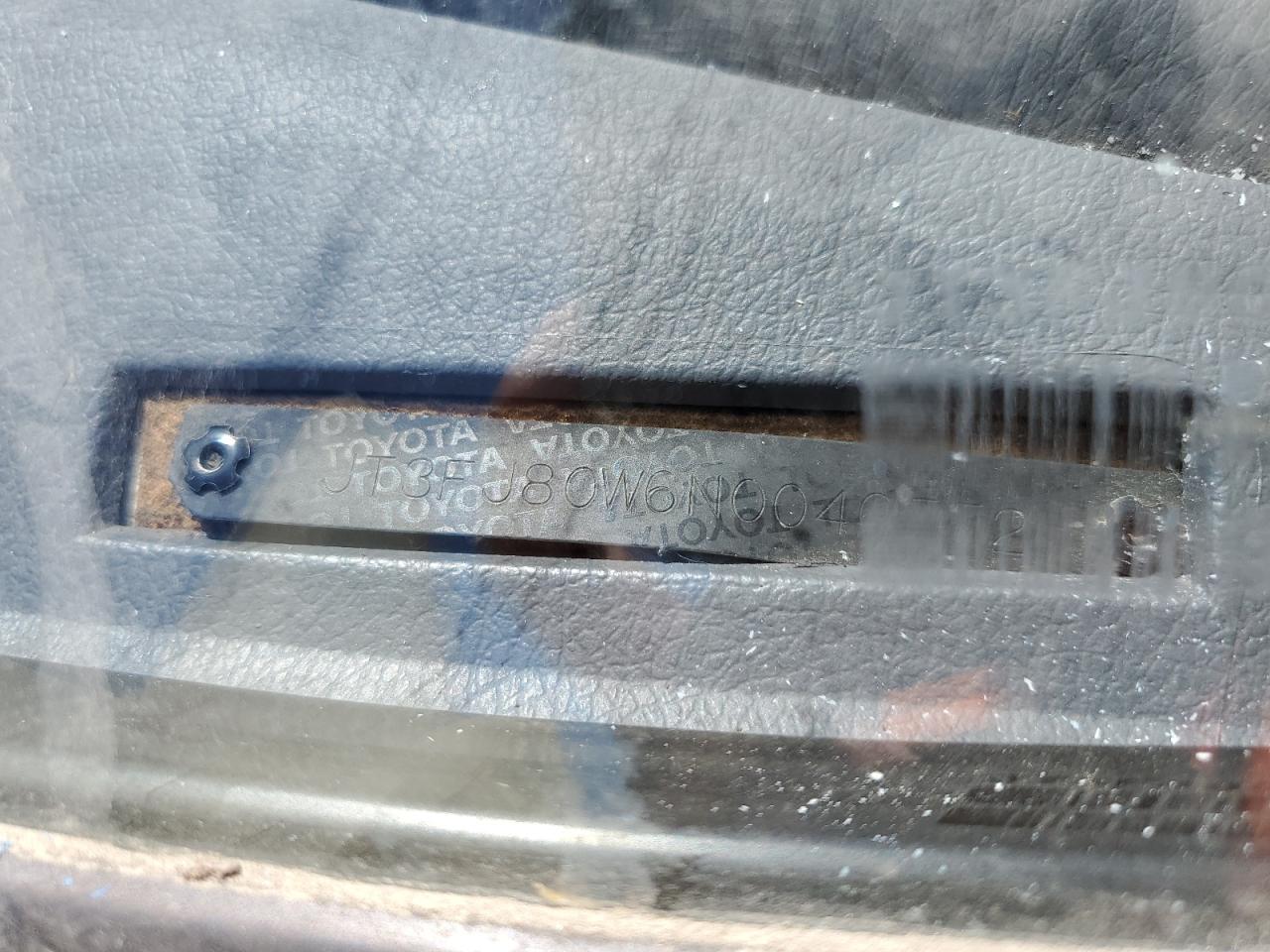 1992 Toyota Land Cruiser Fj80 VIN: JT3FJ80W6N0046552 Lot: 66714645