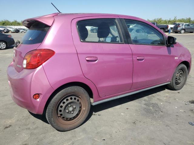 Hatchbacks MITSUBISHI MIRAGE 2015 Różowy