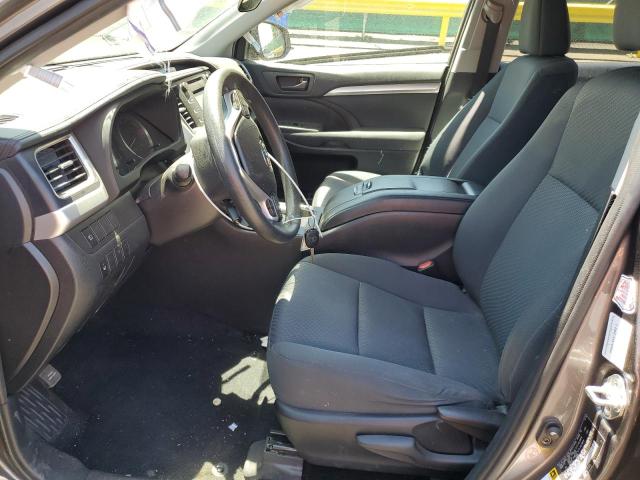  TOYOTA HIGHLANDER 2019 Серый