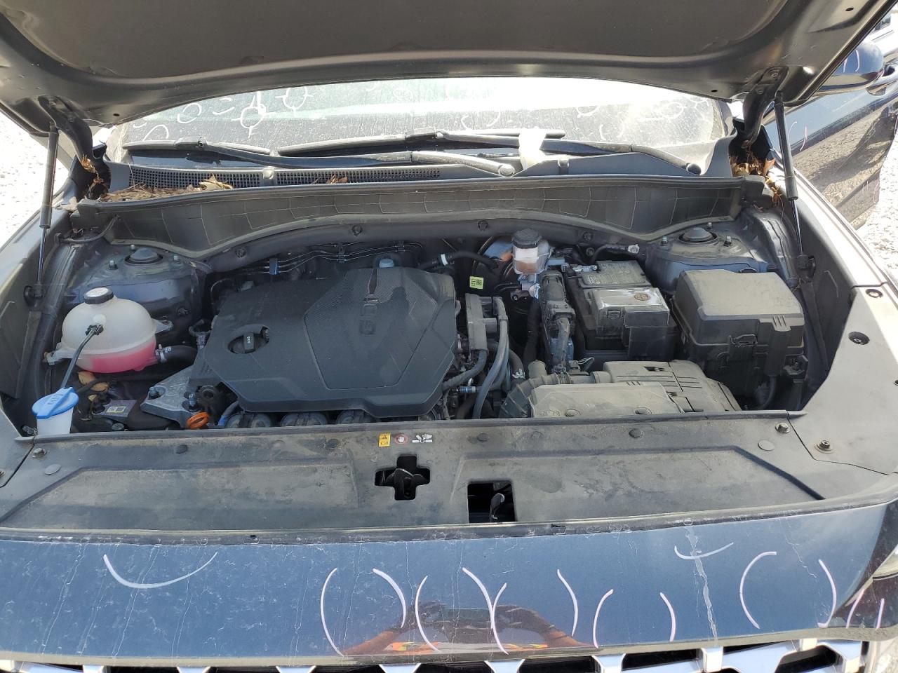 2022 Hyundai Santa Fe Sel VIN: 5NMS24AJ1NH376022 Lot: 64015165