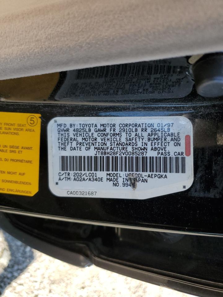 1997 Lexus Ls 400 VIN: JT8BH28F2V0085287 Lot: 65272825