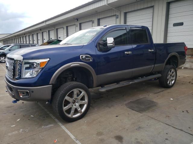  NISSAN TITAN 2017 Granatowy
