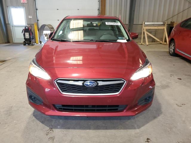  SUBARU IMPREZA 2017 Red