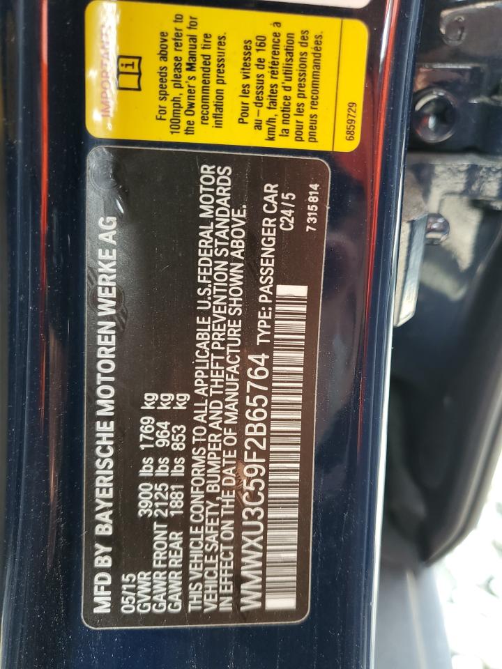 wmwxu3c59f2b65764 WMWXU3C59F2B65764 2015 Mini Cooper S