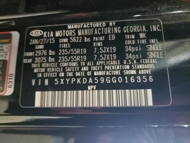 2016 KIA SORENTO SX  