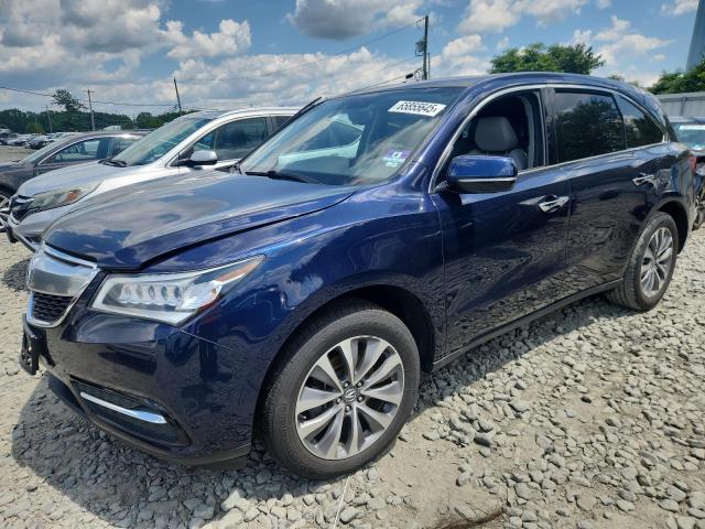  ACURA MDX 2015 Granatowy