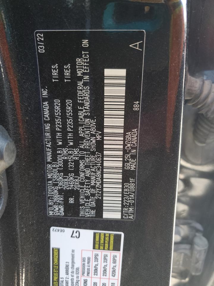 2022 Lexus Rx 350 F Sport VIN: 2T2YZMDA8NC340637 Lot: 62791235