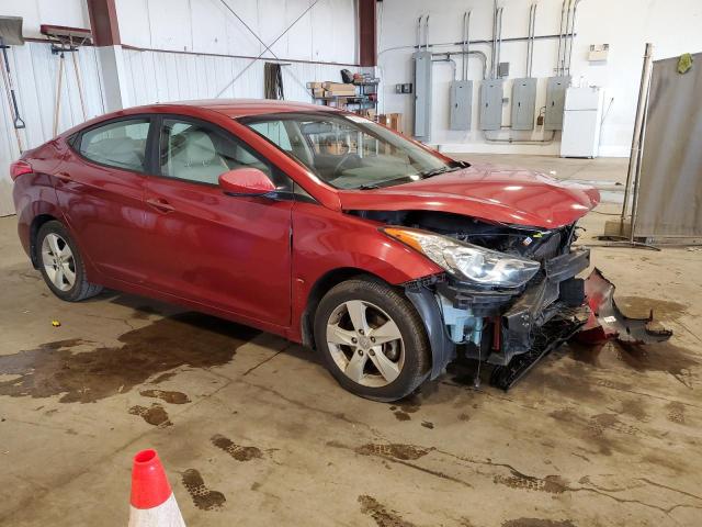  HYUNDAI ELANTRA 2013 Czerwony