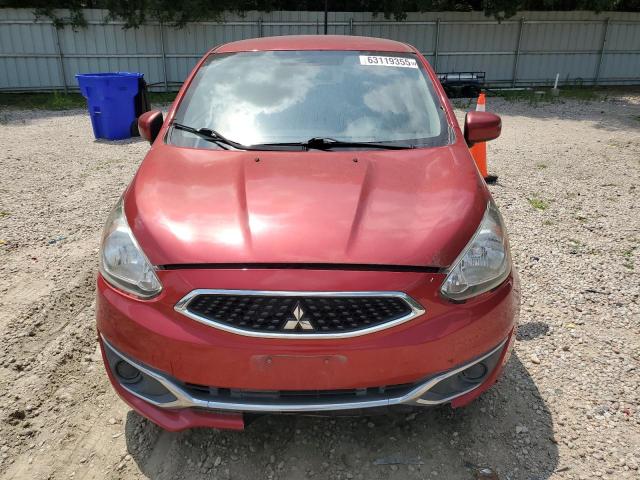  MITSUBISHI MIRAGE 2017 Czerwony