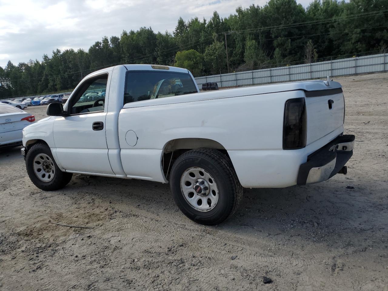2003 GMC New Sierra C1500 white null gas 1GTEC14X03Z228476 photo #3