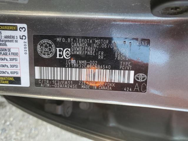 2006 TOYOTA COROLLA CE  