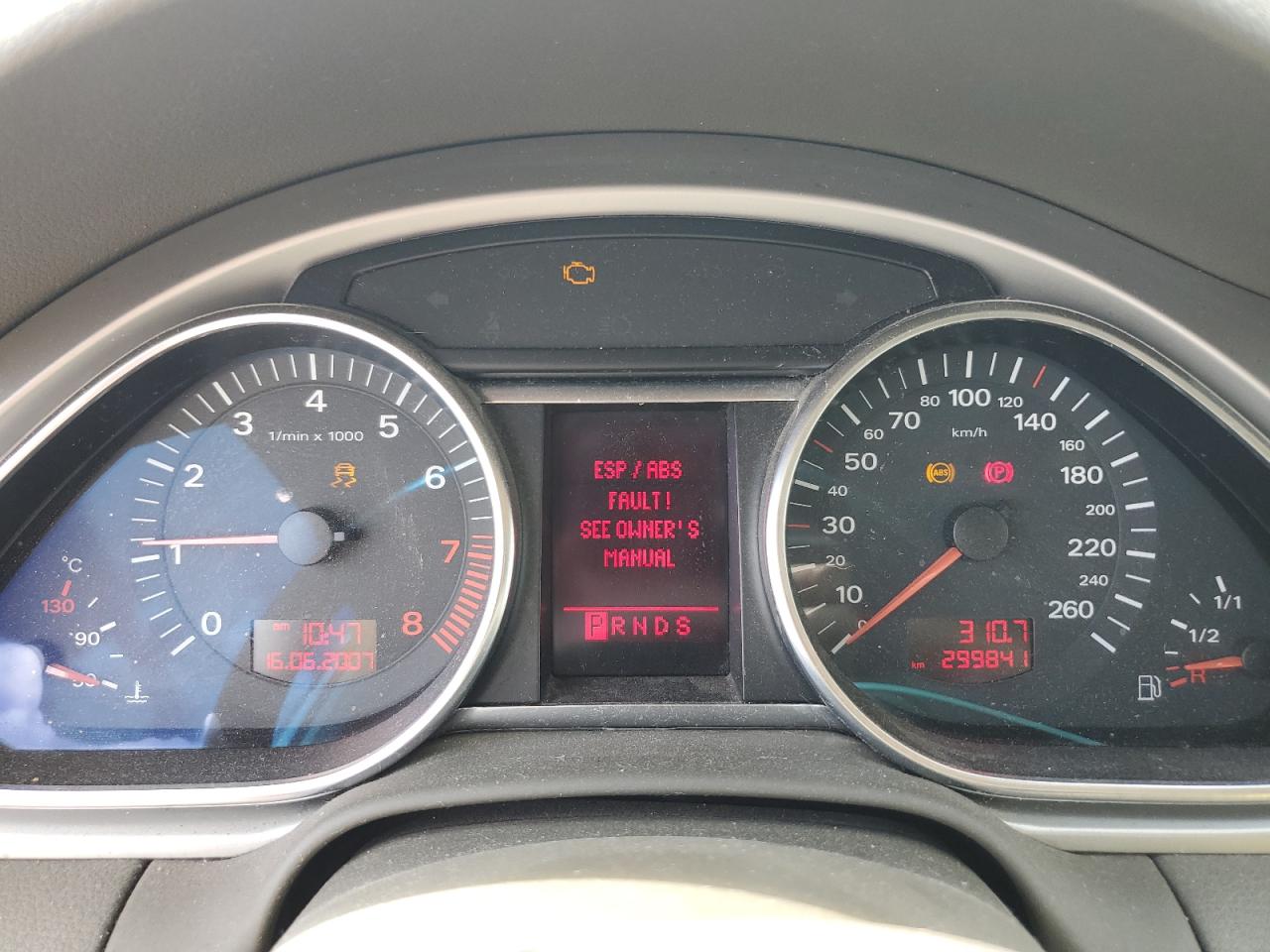 2007 Audi Q7 3.6 Quattro Premium VIN: WA1BY74L97D038483 Lot: 63975835